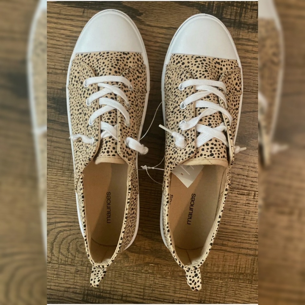 Maurices Gia Leopard Slip On Sneakers